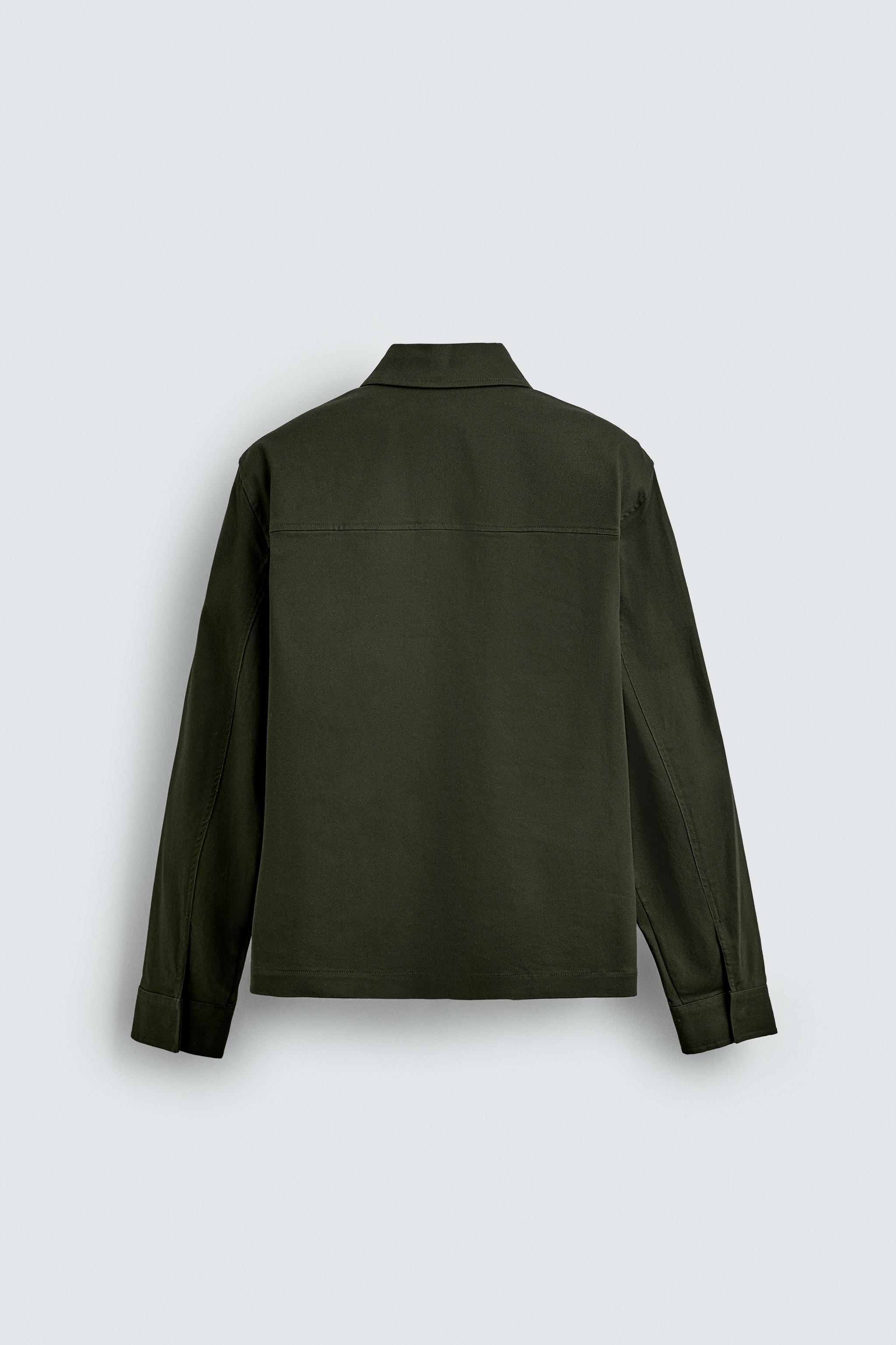 REGULAR FIT OVERSHIRT WITH POCKETS